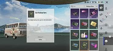 papaqlar: PUBG Mobile hesabı – zəngin kosmetik kolleksiya ilə Xüsusiyyətlər: - — 10