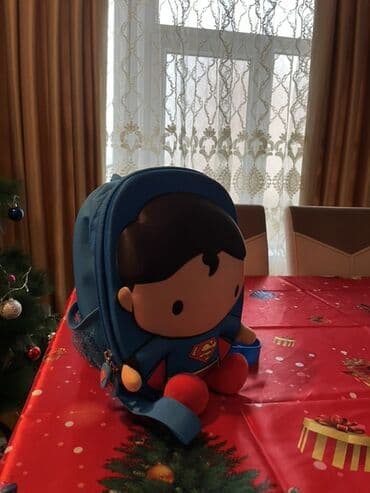 Uşaq üçün elektrik maşınları: Uşaq üçün Superman temalı bel çantası - Dizayn: Ön hissədə yumşaq — 2