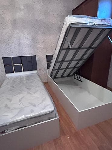 Yeni, Təknəfərlik çarpayı, Bazalı, Matras ilə, Siyirməsiz — 3