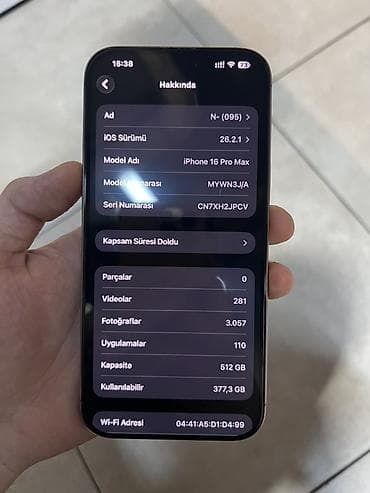sican qovan ses: IPhone 16 Pro Max, 512 GB, Qızılı — 3