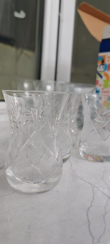 kobalt qab: Armudu stəkanlar, Şüşə — 5