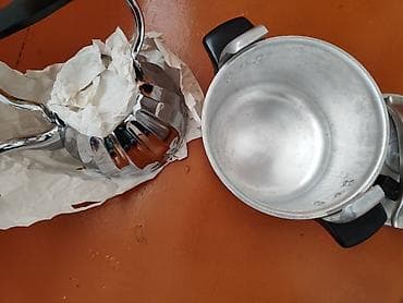 Qab-qacaq və mətbəx ləvazimatları: Rəng - Gümüşü, Çaydan — 2