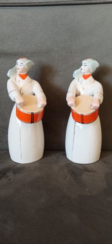 Fiqur, Keramika, rəng - Ağ