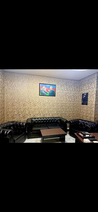 ruminiya mebeli: İşlənmiş, Klassik divan, Divan, Jurnal masası, 2 kreslo, Bazasız, Açılmayan — 3