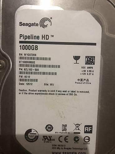 ariston kredit: Sərt disk (HDD) Seagate, 1 TB, 3.5" — 1