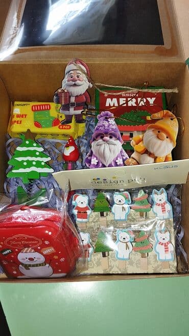 vip hədiyyələr: Yeni il hədiyyə qutusu – tematik aksesuar və xırda-suvenir dəsti — 2