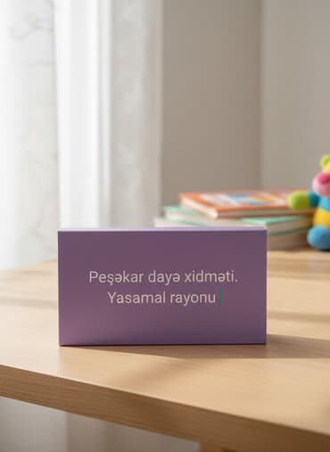 Peşəkar dayə xidməti – Yasamal rayonu - Uşaqların təhlükəsizliyi və
