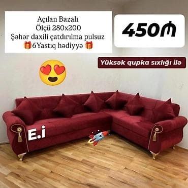 Künc divan, Açılan, Bazalı, Parça, Şəhərdaxili pulsuz çatdırılma