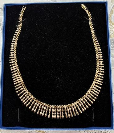 Zərgərlik əşyaları: Boyunbağı, Sarı qızıl, 585 Əyar, 40 g, Ünvandan götürmə — 3