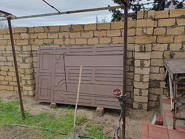 Darvaza 360/290sm 450azn Corat baglari 4606 leli Metal darvaza paneli