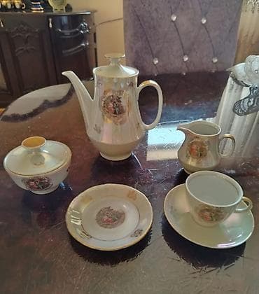 kofe termos: Qəhvə dəsti, Farfor, Madonna, 6 nəfərlik, Almaniya — 2