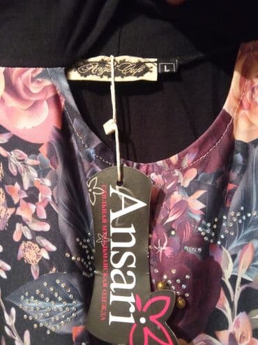 xari bulbul yaxa sancagi: Xanım üçün arxası qara rəngli, önü çəhrayı gül naxışları muncuqlarla — 8