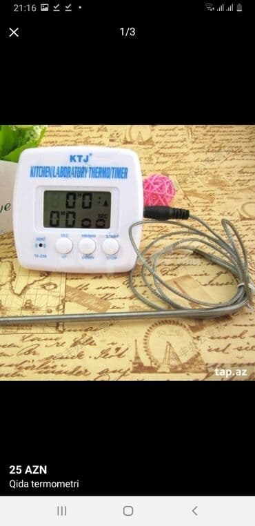 toyuq əti: Qida termometri termometr mətbəx termometri mətbəx üçün səsli — 2