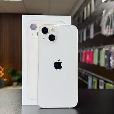 iphone wp: IPhone 13, 128 GB, Ağ, Zəmanət, Kredit, Simsiz şarj — 1
