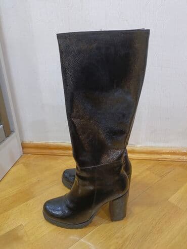 sapaşki modelleri 2021: Uzunboğaz, Ölçü: 39, rəng - Qara, Yeni — 1