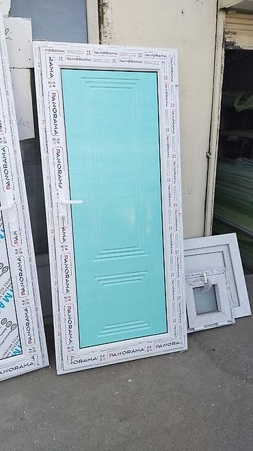 plasdik qapi: PANORAMA markalı PVC qapılar Sadə qapılar90 manat bəzəyli qapıları 130 — 2