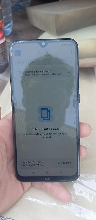 Redmi Note 8, 64 GB, rəng - Qara, Barmaq izi