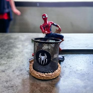 bezek daslari: Masaüstü qələmqabı – fiqurlu dekorativ organizer - Metal tor şəbəkəli — 8