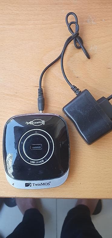 x printer: TwinMOS EzeeHUB USB 2.0 Hub (adapterlə) - Model: TwinMOS EzeeHUB, USB — 1