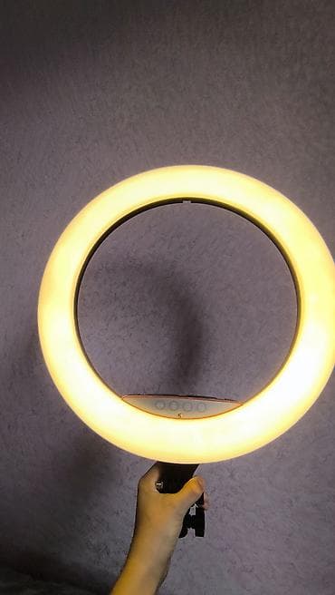 18" LED halqa işıq – “Light your Beauty” model LJ-45 - Çap: 45 sm