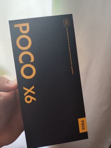 poco x7 pro qiyməti: Poco X6, 256 GB, rəng - Qara, Face ID, Sənədlərlə, Sensor — 1
