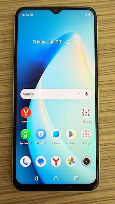 islenmis notebook satisi: Realme C35, 64 GB, rəng - Yaşıl, Sensor, Barmaq izi, Face ID — 1