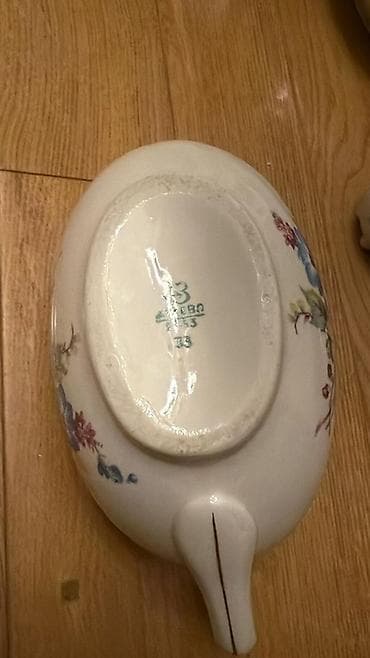 xrustal guldan: Nahar dəsti, rəng - Ağ, Farfor, 6 nəfərlik, Çexiya — 6