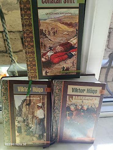 Məhsul: Dünya ədəbiyyatı klassikləri – 3 kitablıq set - Conatan Svift