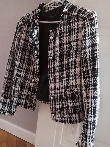 sumqayitda jaket: Zara Basic Collection qadın jaketi olcu xs,s. chanel terzinde tvid — 3