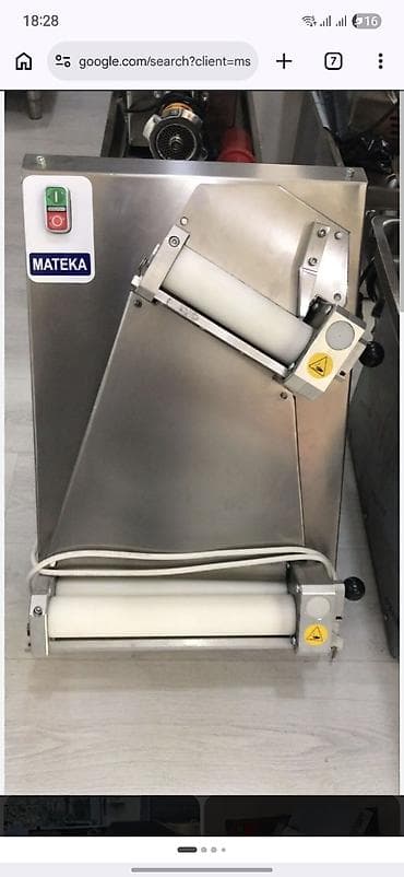 Mateka elektrikli xəmir yayma aparatı - Peşəkar pizzaxana və çörək