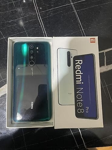 iphone xr kontakt home: Redmi Note 8 Pro, 128 GB, rəng - Yaşıl, İki sim kartlı — 1