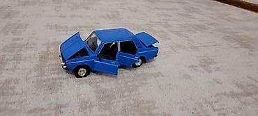4 man Dəmir avtomobil – klassik VAZ 2106 (mavi rəng) - Miqyas — 2