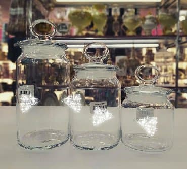 Saxlama qab desti.Şüşe material,vakum qapaqlı