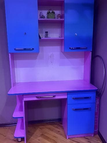 Uşaq otağı üçün mebel dəsti - İkimərtəbəli çarpayı: Təbii ağac — 6