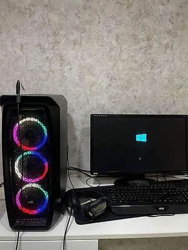 thermal pad: Oyun və iş üçün tam stolüstü kompüter seti Tərkib: - Sistem bloku — 3