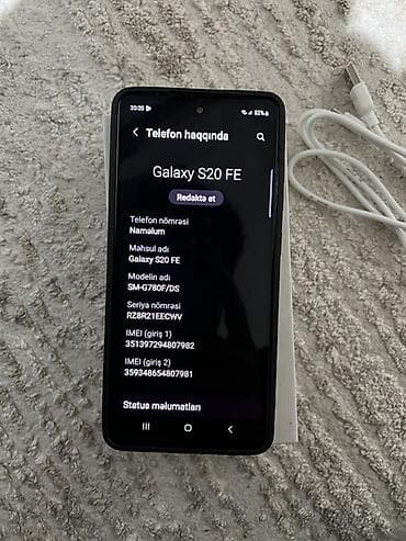 samsung s21 satılır: Samsung Galaxy S20, 128 GB, rəng - Qara, İki sim kartlı — 4