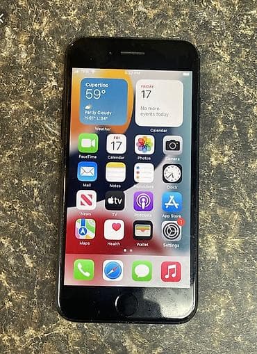 iphone 11 mini: IPhone 7, Jet Black, Barmaq izi, Simsiz şarj, Face ID — 2