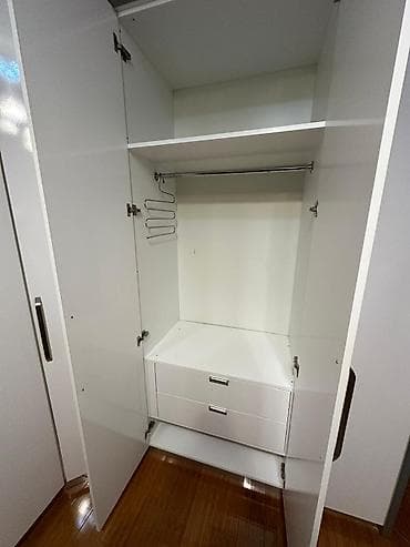 dolab satilir: İşlənmiş, 5 qapı, Siyirməli, Ağ, Digər material, Açılan, Künc dolab — 3