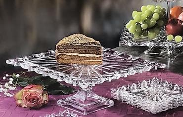 esger tortu: Tort və şiriniyyat qabı, Xrustal — 1
