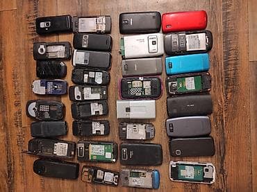 Köhnə mobil telefonlar və ehtiyat hissələri lotu - Marka və modellər — 2