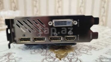 iphone 17 satışı: Videokart Gigabyte GeForce GTX 1060, 6 GB, İşlənmiş — 2