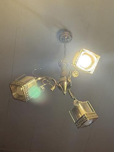 lustur cilciraq: Çılçıraq, 3 lampa, Metal — 2