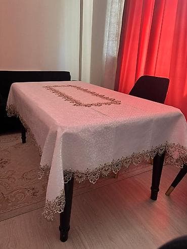 столы стулья: Açılıb-bağlanan yemək/mətbəx masası - Material: Qoz ağacından — 3