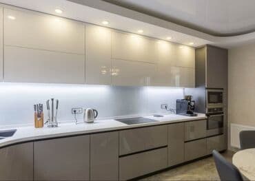 nerj çən: Sifarişlə mətbəx dəsti, Özü çəkən petlələr, MDF, Kredit var, Pulsuz çatdırılma — 3