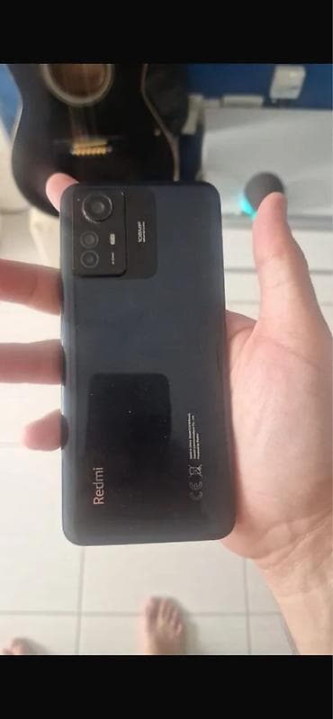 sadə telfon: Redmi Note 12S, 256 GB, rəng - Qara, Sensor, Barmaq izi, İki sim kartlı — 1