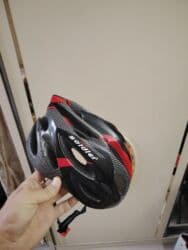 mingecevir velosiped: Velosiped dəbilqəsi – yüngül və havalandırmalı - Rəng: qara/qırmızı — 3