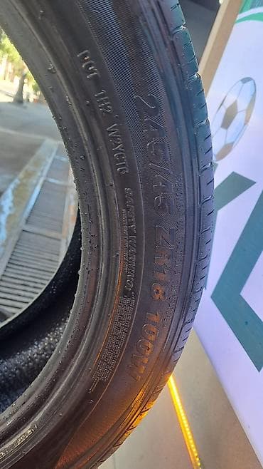 4 lük şunurun qiyməti: İşlənmiş Şin 245 / 45 / R 18 — 4
