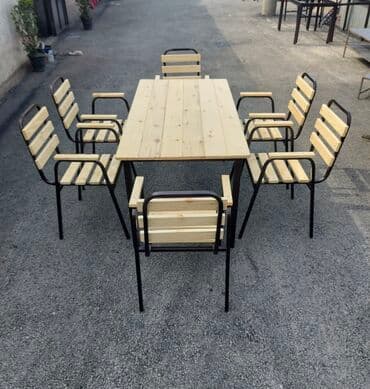 endirimde olan mebeller: 🔥oturacaq bir ədədi 30 azn 🔥 4 nəfərlik masa (120x80) və 4 ədəd — 16