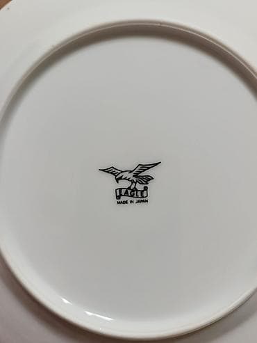 farfor serviz: Eagle (Made in Japan) markalı antik farfor boşqab dəsti - Mənşə — 3