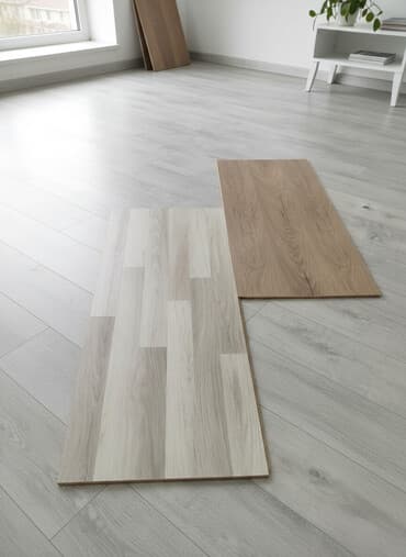 PVC döşəmə örtüyü – taxta naxışlı panellər - Material: PVC/vinil